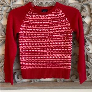 Red heart sweater